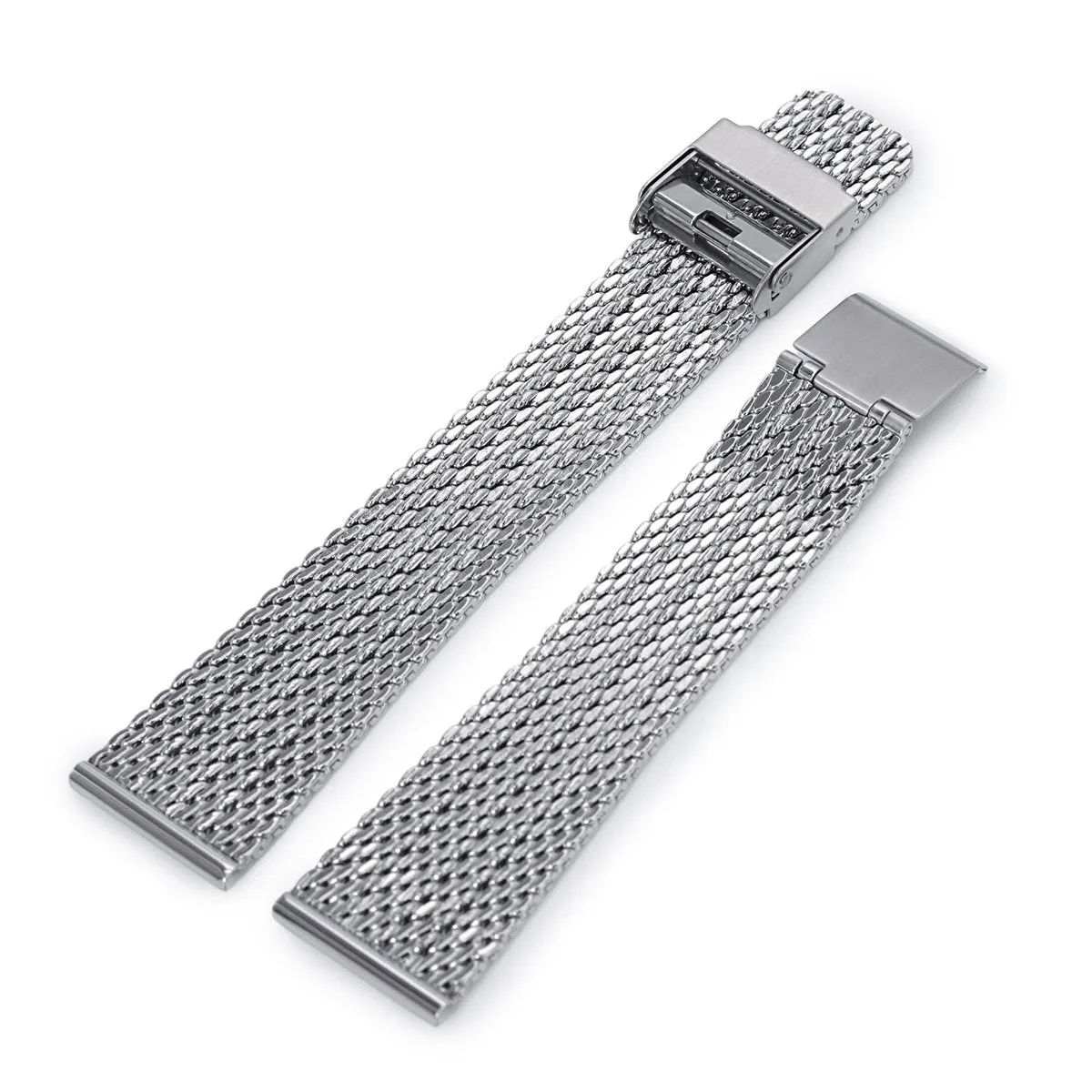 20mm Classic Bony Mesh Band, Polished