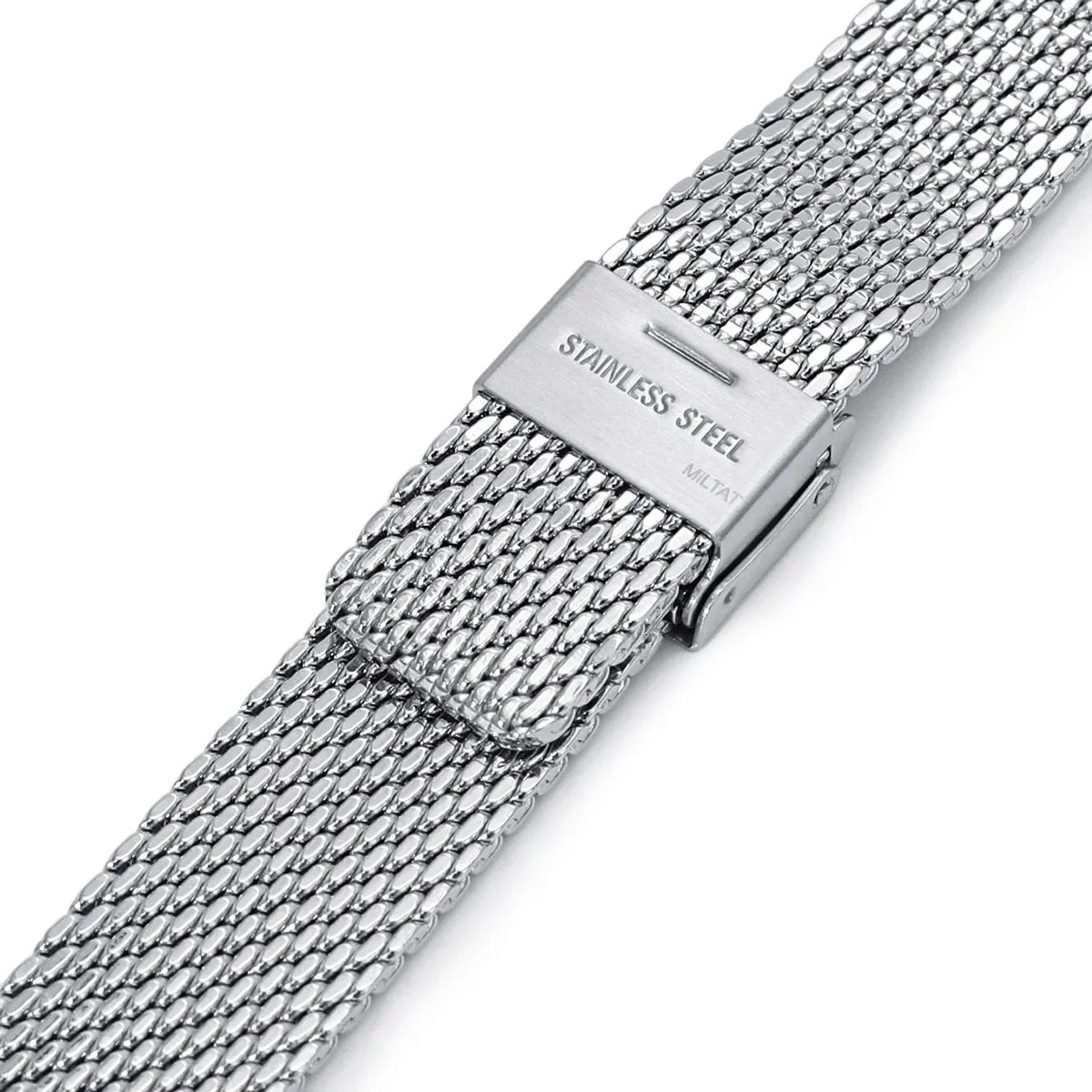 20mm Classic Bony Mesh Band, Polished