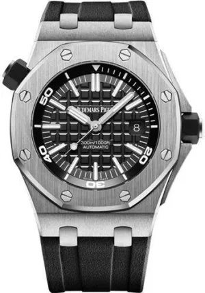 Audemars Piguet Royal Oak Offshore Diver Watch-Black Dial 42mm-15710ST.OO.A002CA.01