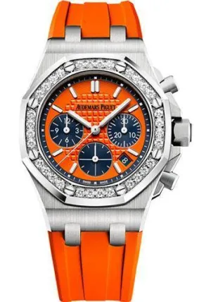 Audemars Piguet Royal Oak Offshore Selfwinding Chronograph Watch-Orange Dial 37mm-26231ST.ZZ.D070CA.01