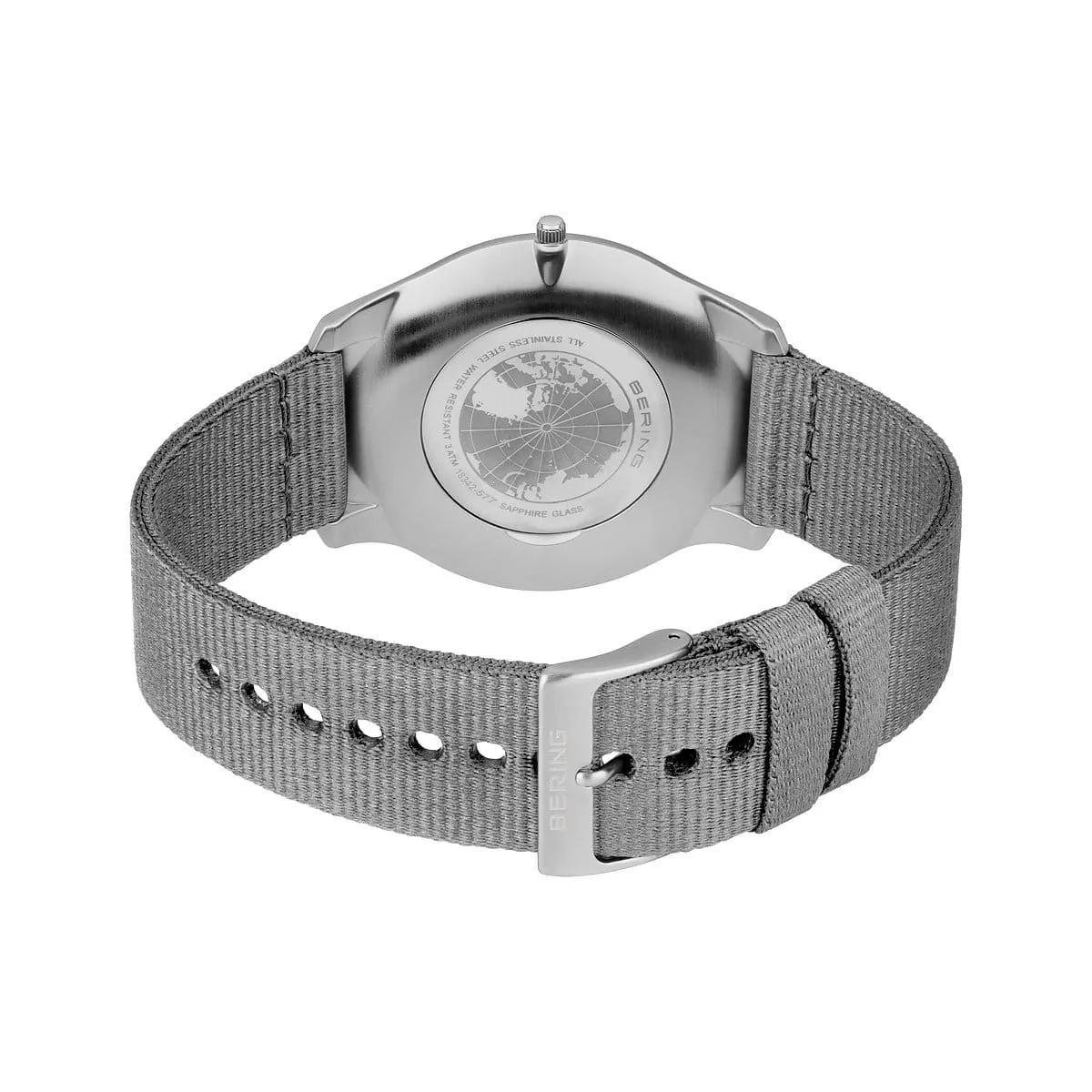 Bering Men's Watch | Ultra Slim | polished/brushed grey | 18342-577