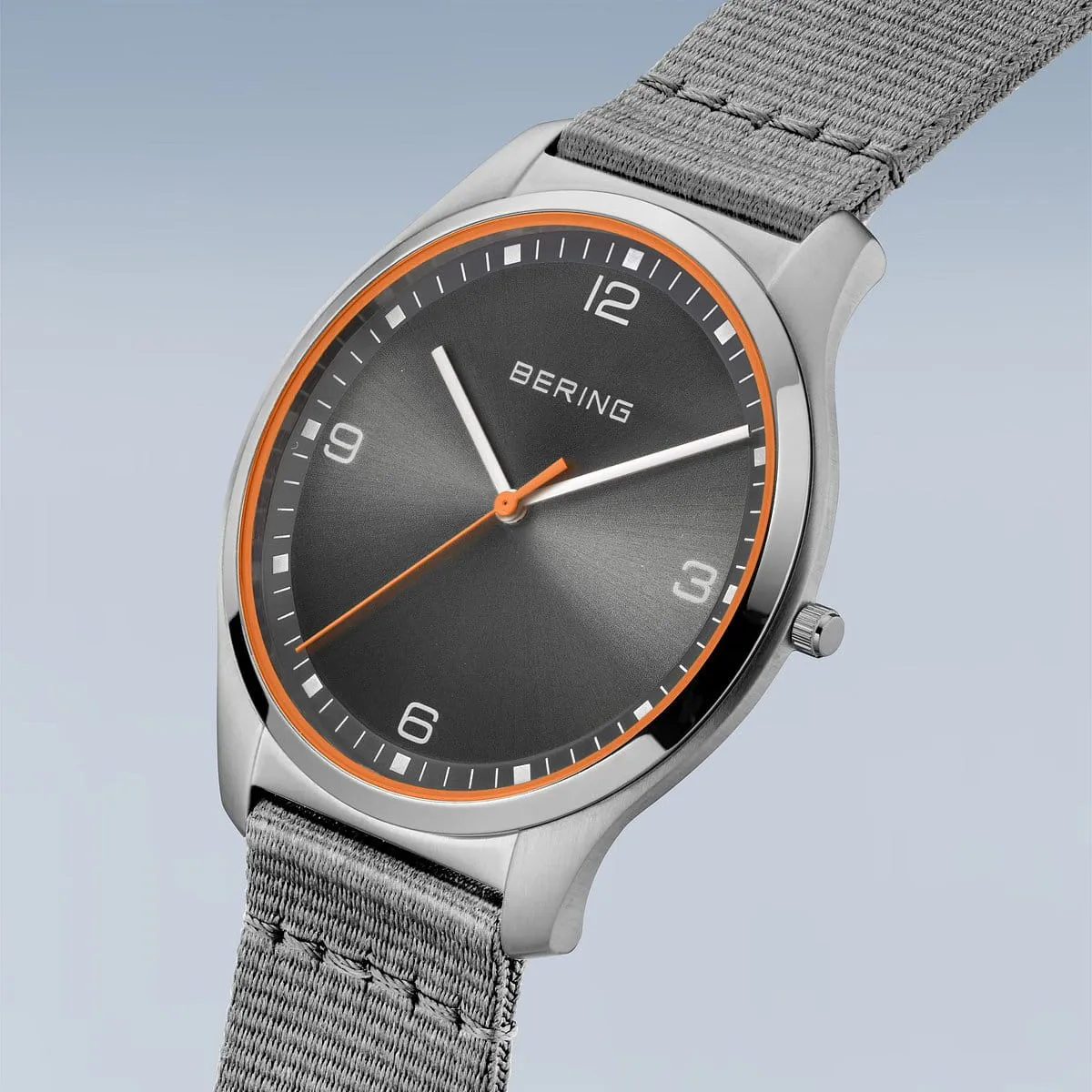 Bering Men's Watch | Ultra Slim | polished/brushed grey | 18342-577