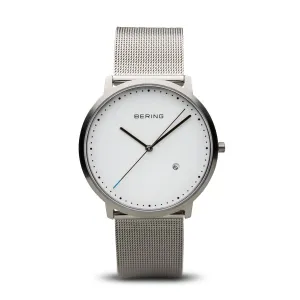 Bering Sale Brushed Silver Watch