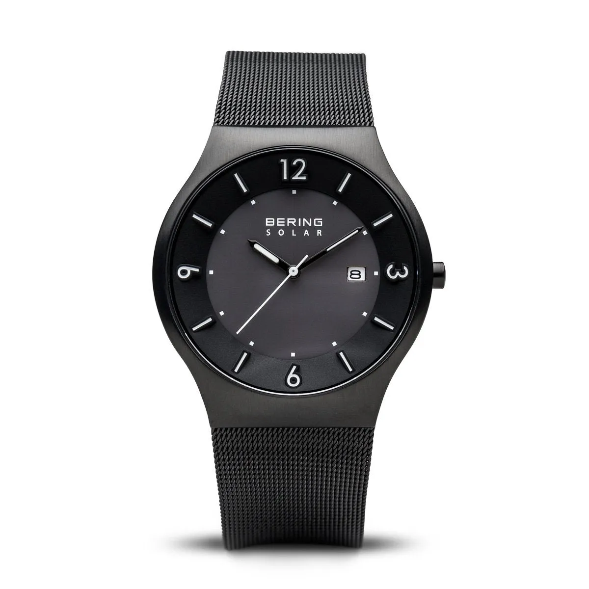 Bering Solar Brushed Black Watch