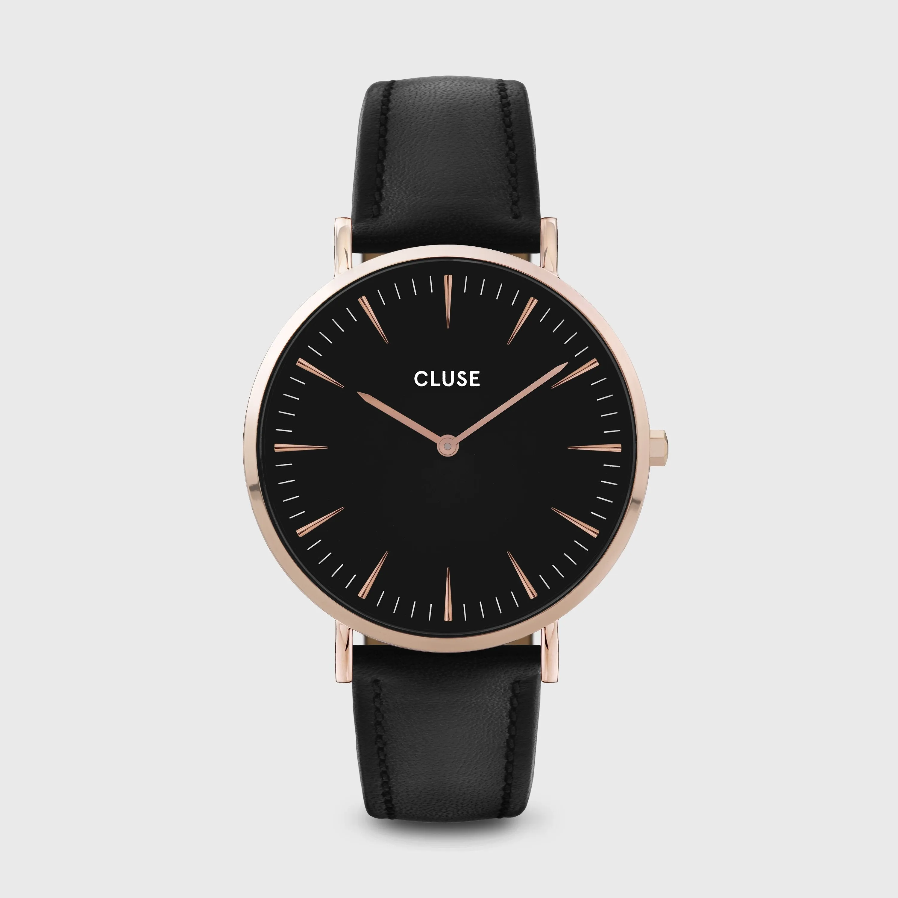 Boho Chic Leather Black, Rose Gold Colour