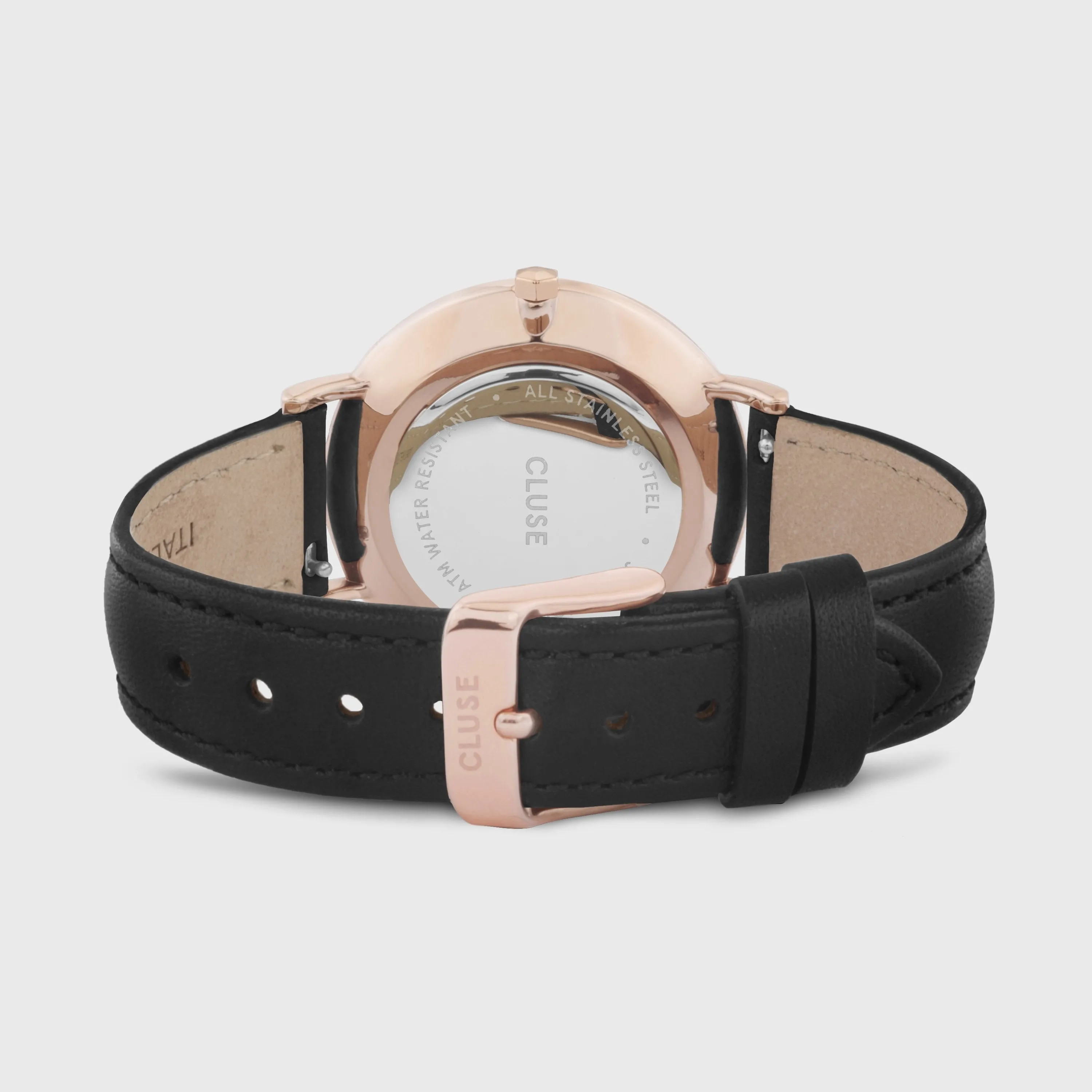 Boho Chic Leather Black, Rose Gold Colour