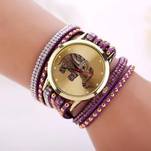 Boho Wrap Elephant Watch