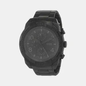 Bronson Men's Black Chronograph Stainless Steel Watch FS5712