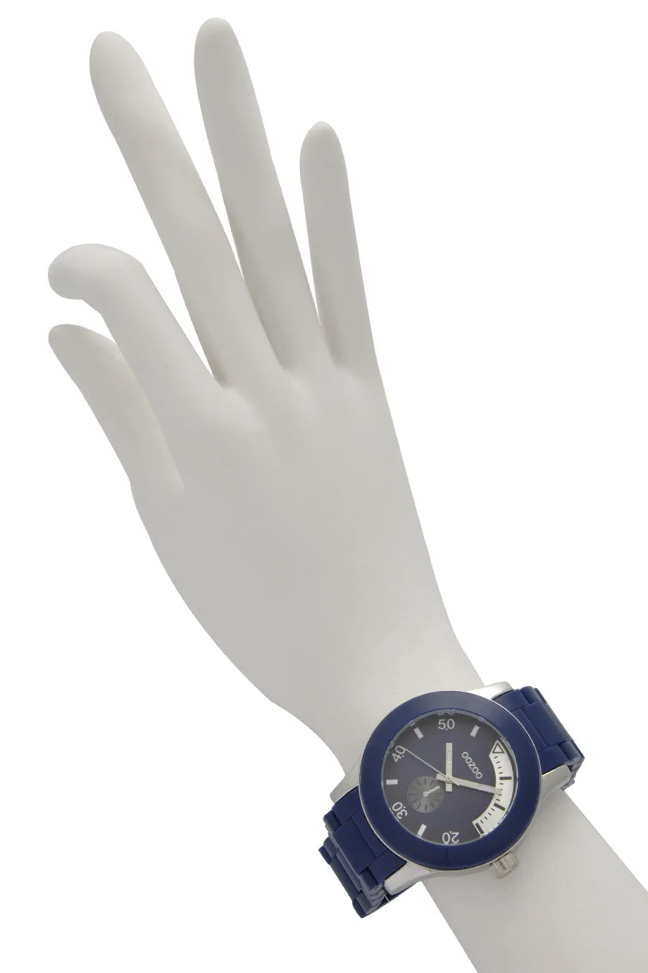 C4258 Dark Blue Plastic Watch