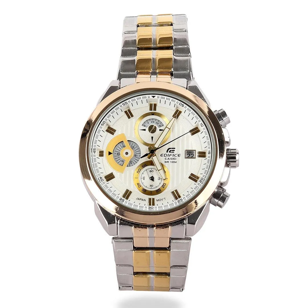 Casio Edifice Men's Silver Stainless Steel Watch