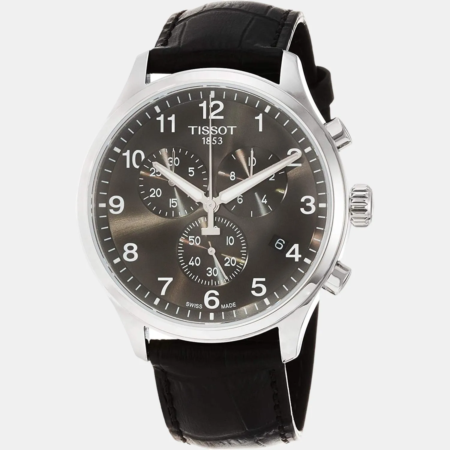 Chrono Xl Men Chronograph Leather Watch T1166171605700