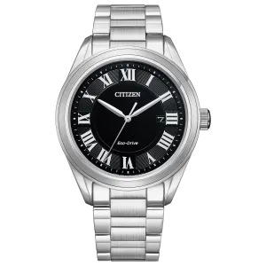 Citizen Eco Drive Arezzo Watch with Black Dial AW1690-51E