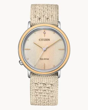 Citizen Ecosphere Eco-Pet Substainable Nylon Strap Watch EM1006-07A