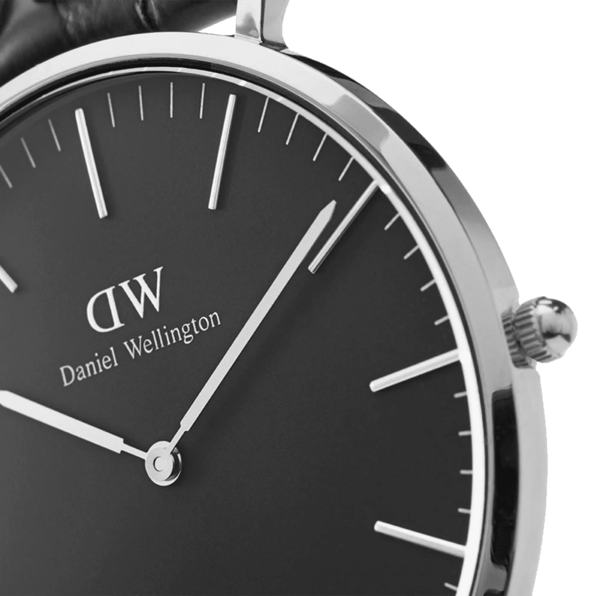 Daniel Wellington Classic 40 Cornwall Silver & Black Watch