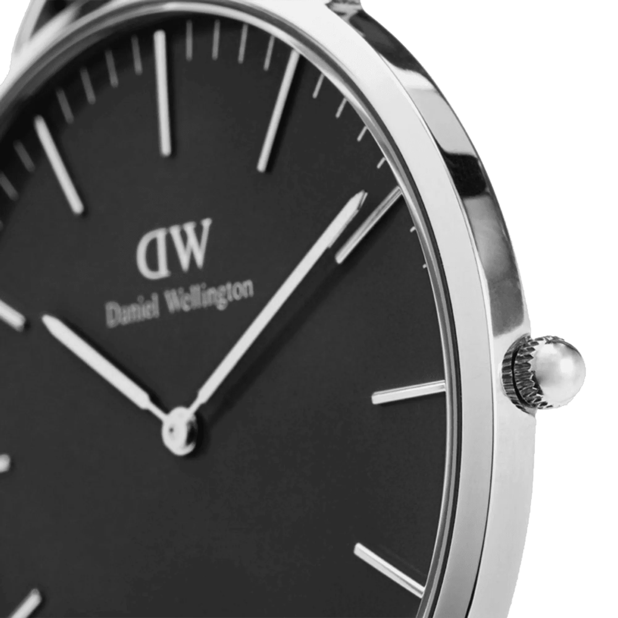 Daniel Wellington Classic 40 Cornwall Silver & Black Watch