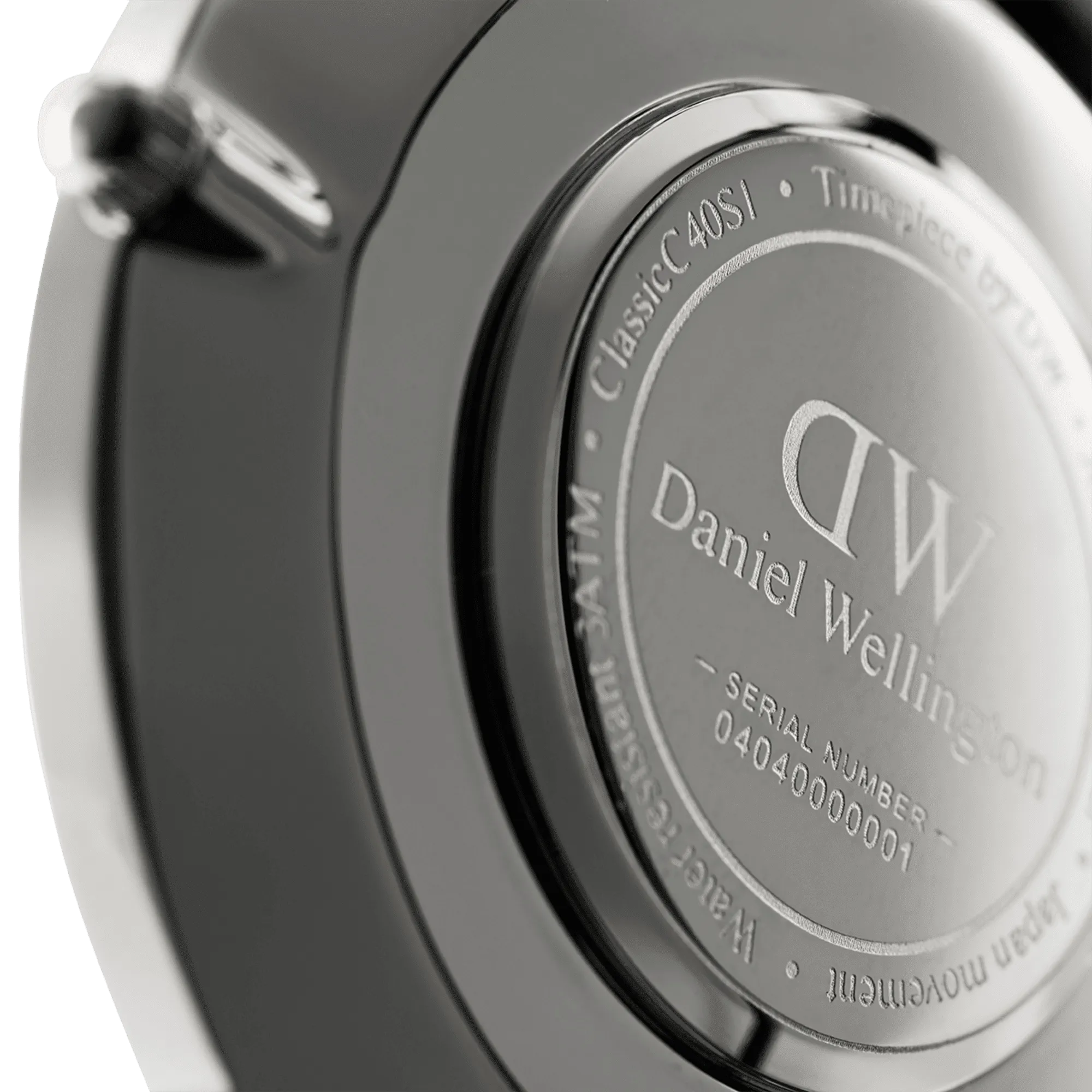 Daniel Wellington Classic 40 Cornwall Silver & Black Watch