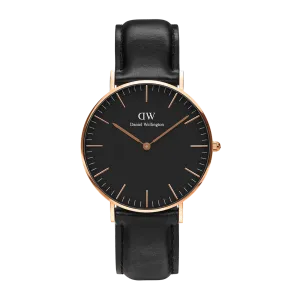 Daniel Wellington Classic 40 Sheffield Rose Gold & Black Watch