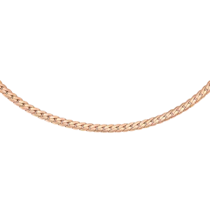 Daniel Wellington Elan Flat Chain Necklace Long Rose Gold