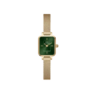 Daniel Wellington Quadro Mini Evergold Emerald Watch 15.4x18.2mm