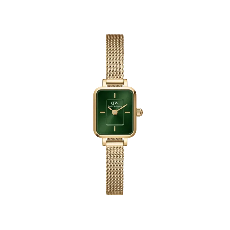 Daniel Wellington Quadro Mini Evergold Emerald Watch 15.4x18.2mm