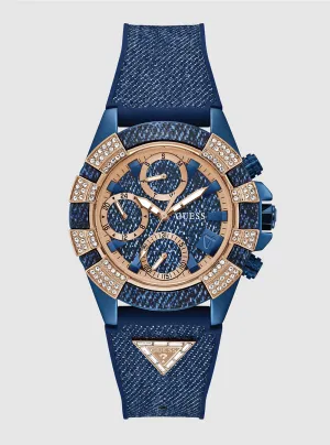 Denim Blue Iconic 40th Silicone Watch