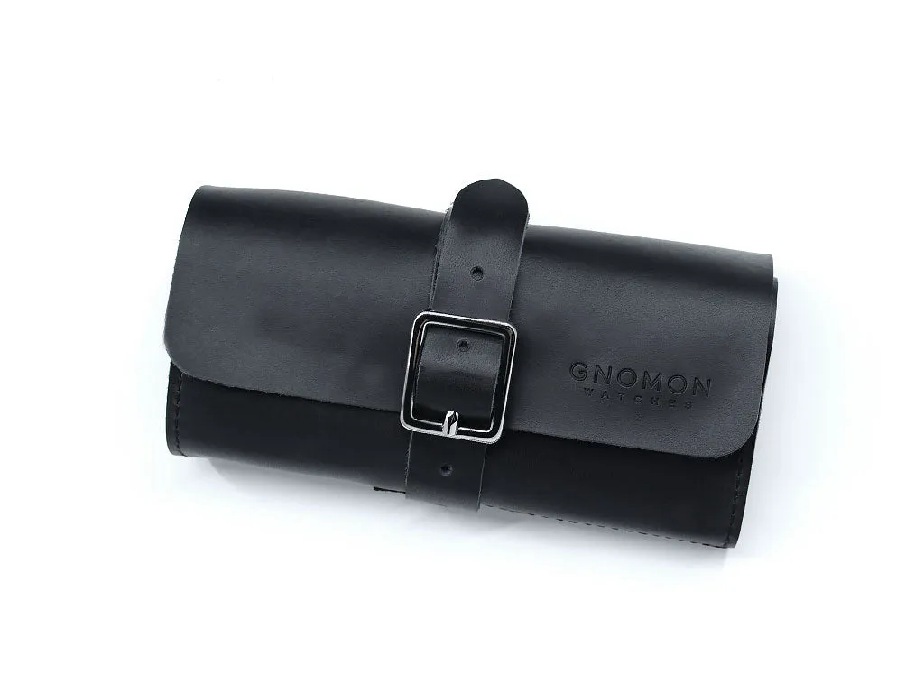 Gnomon Travelling Watch Roll - Black