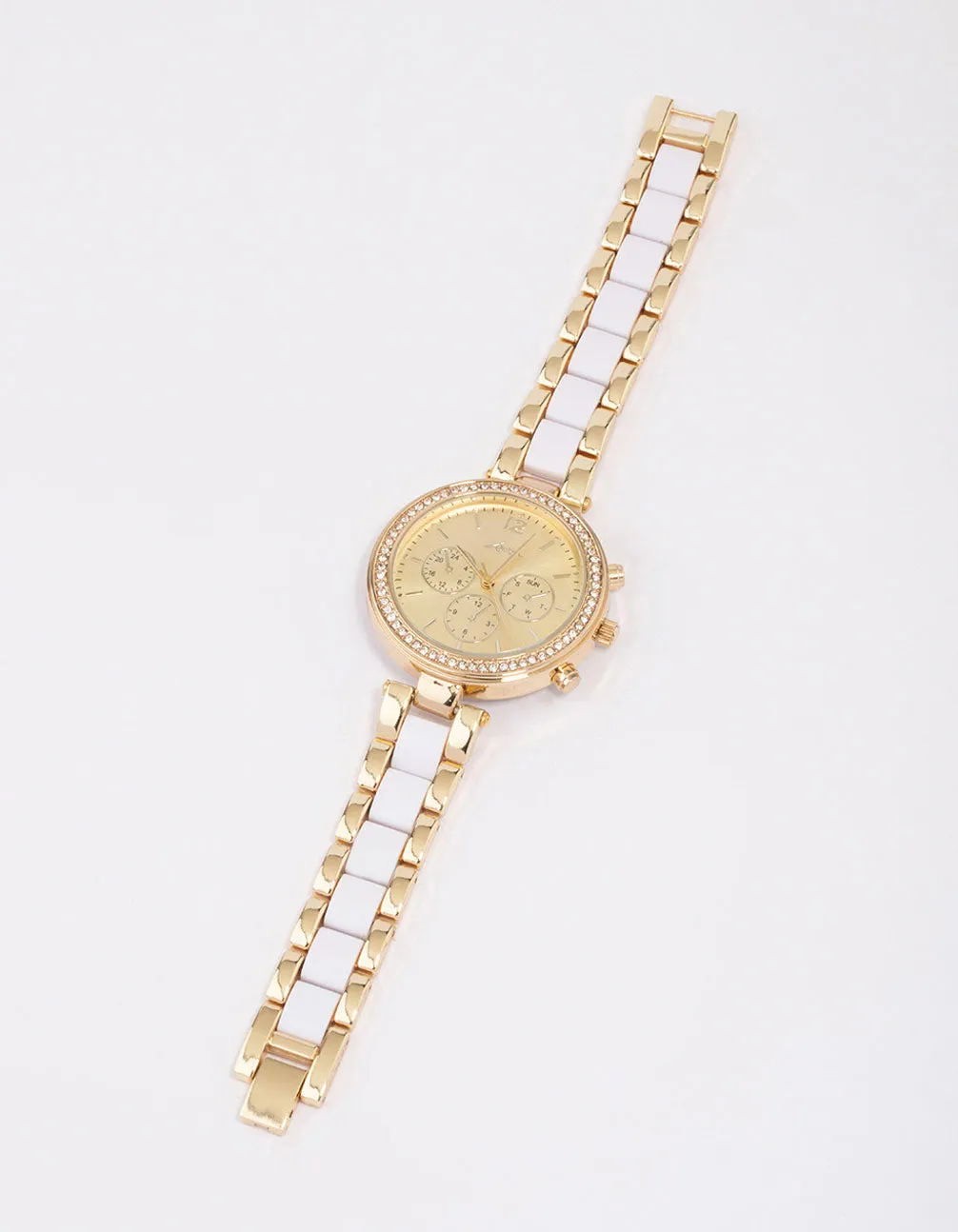 Gold & White Two-Toned Oyster Watch