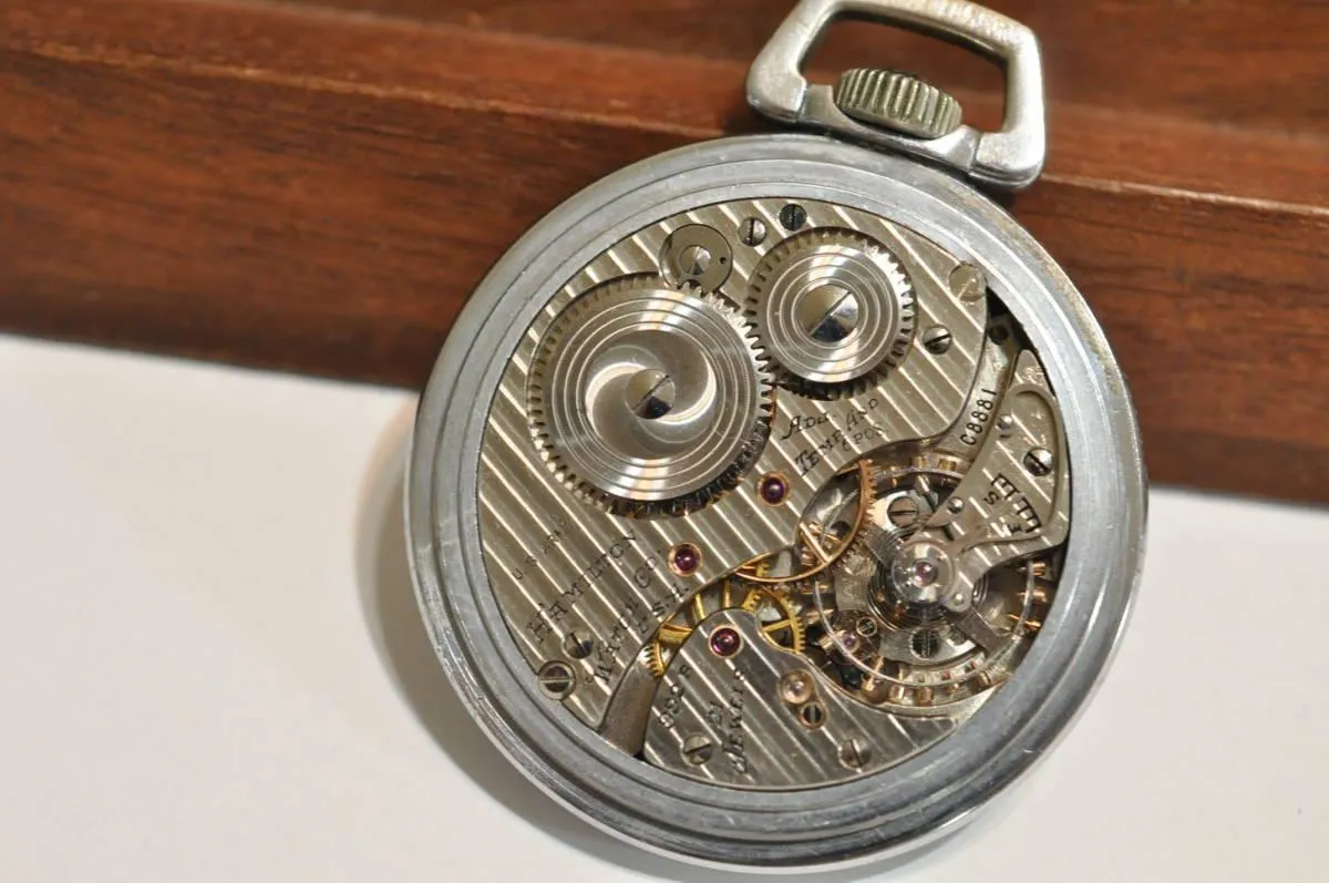 Hamilton 992B military pocket watch Montgomery 21 stone pocket watch antique manual winding mechanical