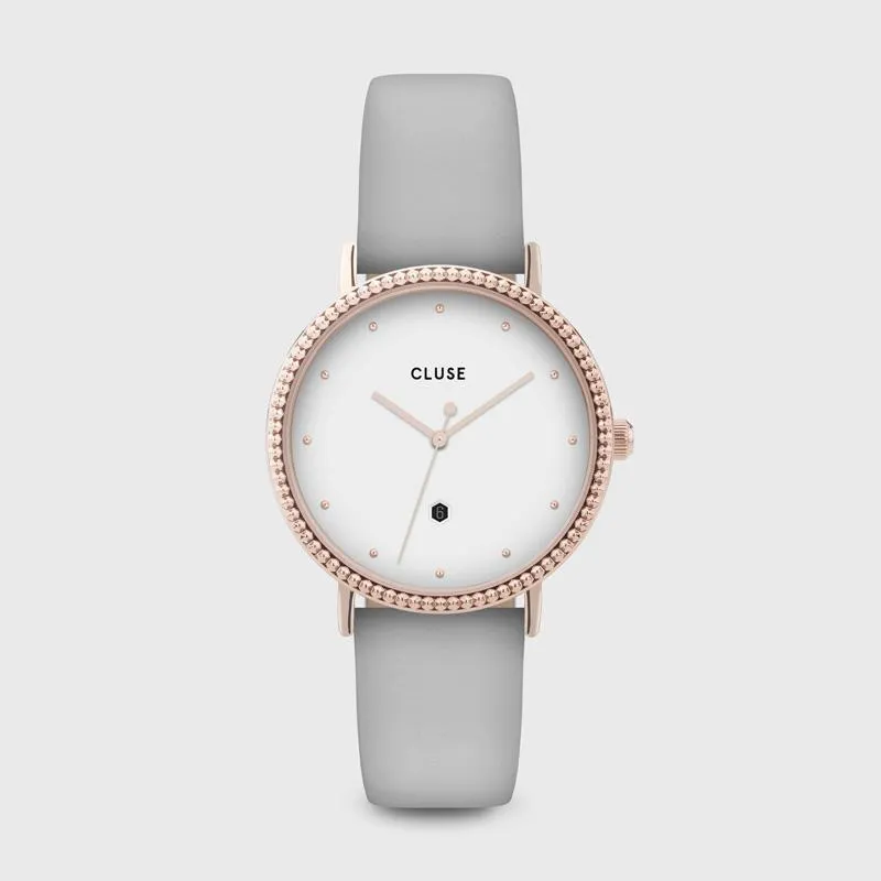 Le Couronnement Leather Grey, Rose Gold Colour