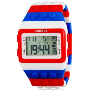 LED Watch Women Kids Watch Fashion Casual Cartoon Watches Colorful Rainbow Girls & Boys Digit Clock Hour Wristwatches