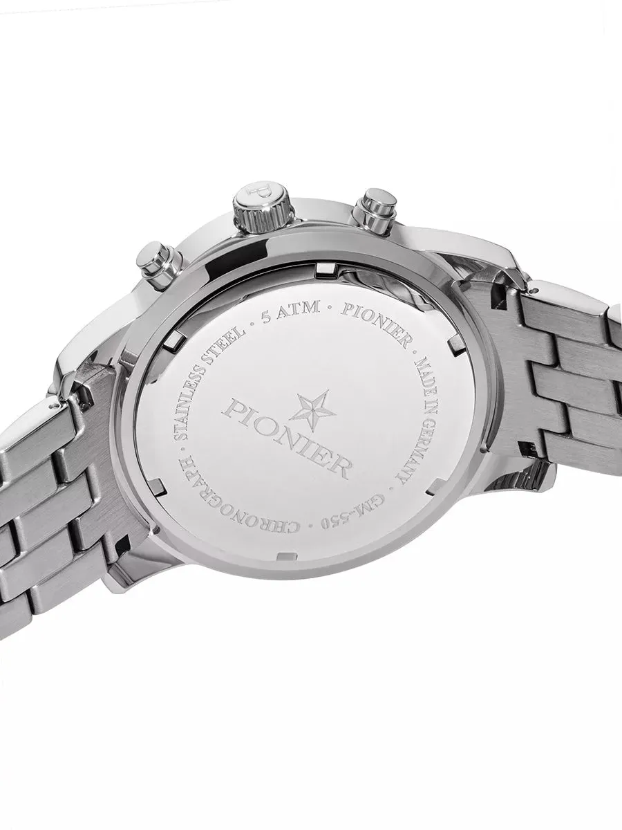 Made in Germany Chronograph - Tirona Pionier - GM-550-8 | Silver |