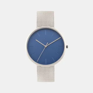 Men's Blue Analog Stainless Steel Watch V219GXCLMC