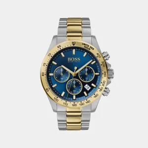 Men's Blue Chronograph Stainless Steel Watch 1513767