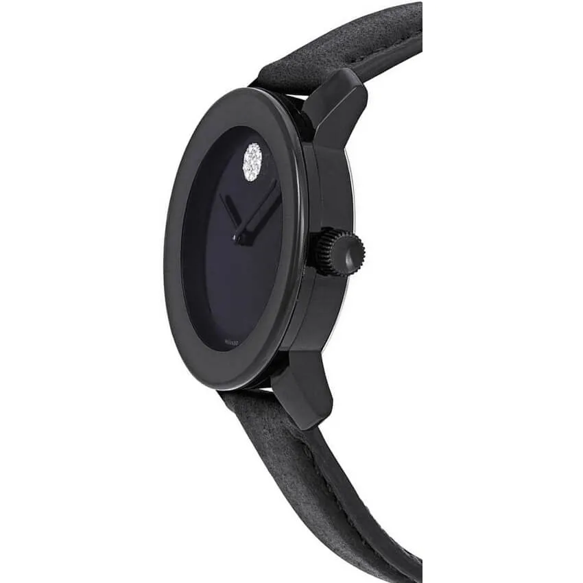 Movado BOLD Black Stainless Steel Women's Watch 3600483