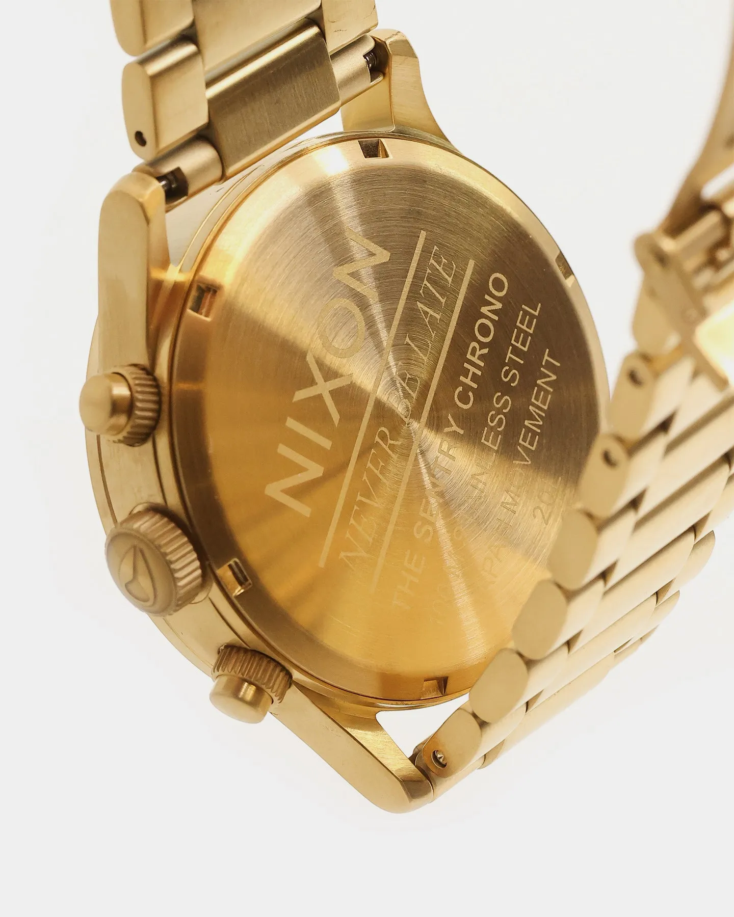 Nixon Sentry Chrono Watch Gold