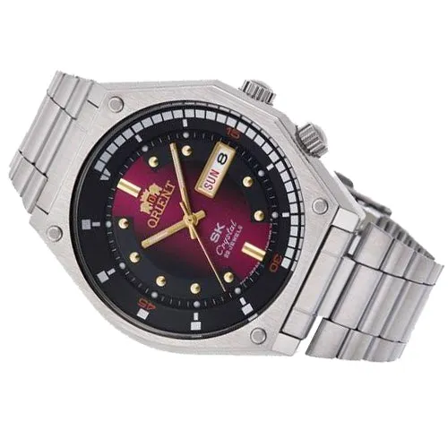 Orient Classic Diver's Men's Red Silver Watch RA-AA0B02R39B