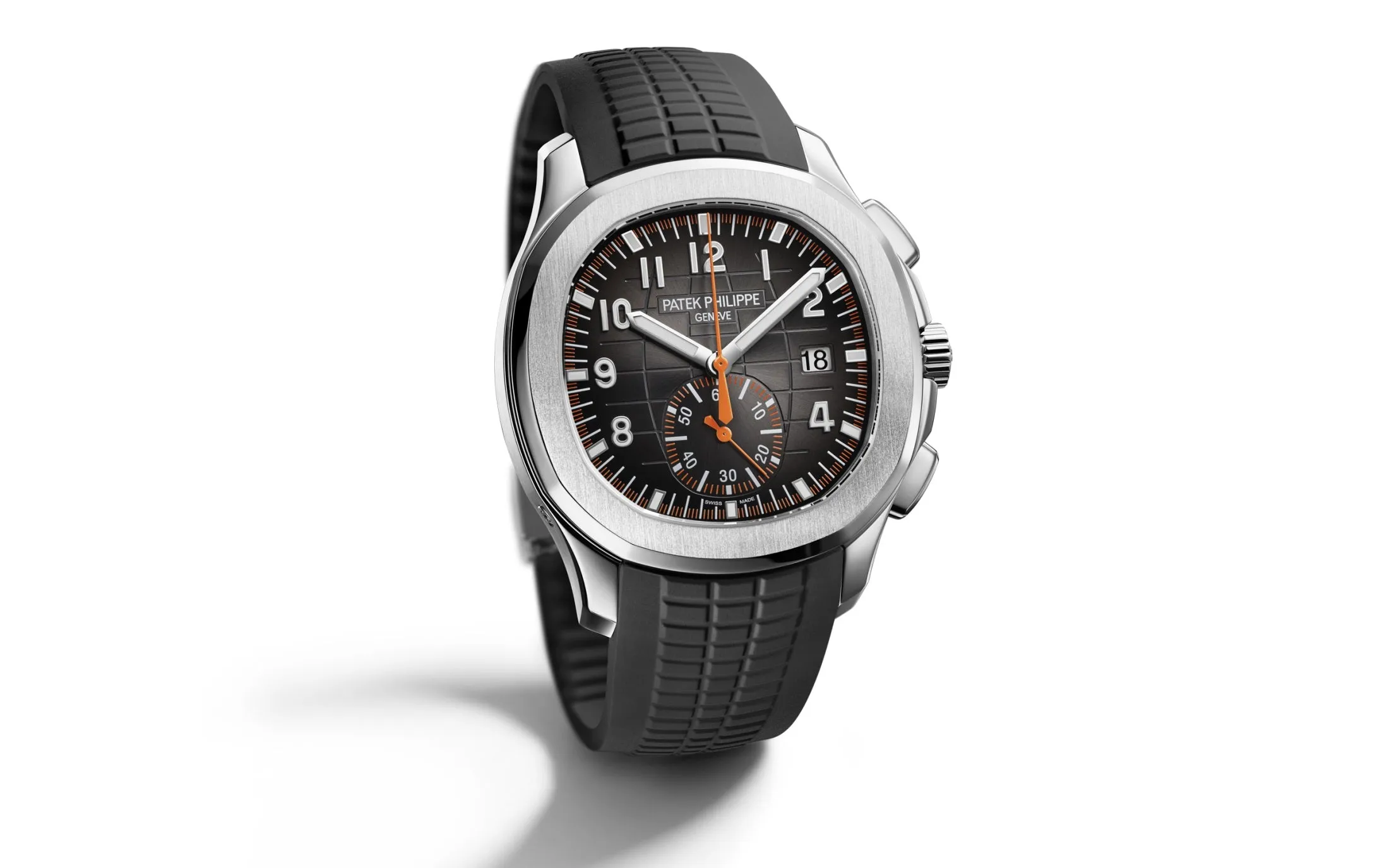 Patek Philippe Aquanaut 5968A-001 – Stainless Steel, Flyback Chronograph, Orange Strap