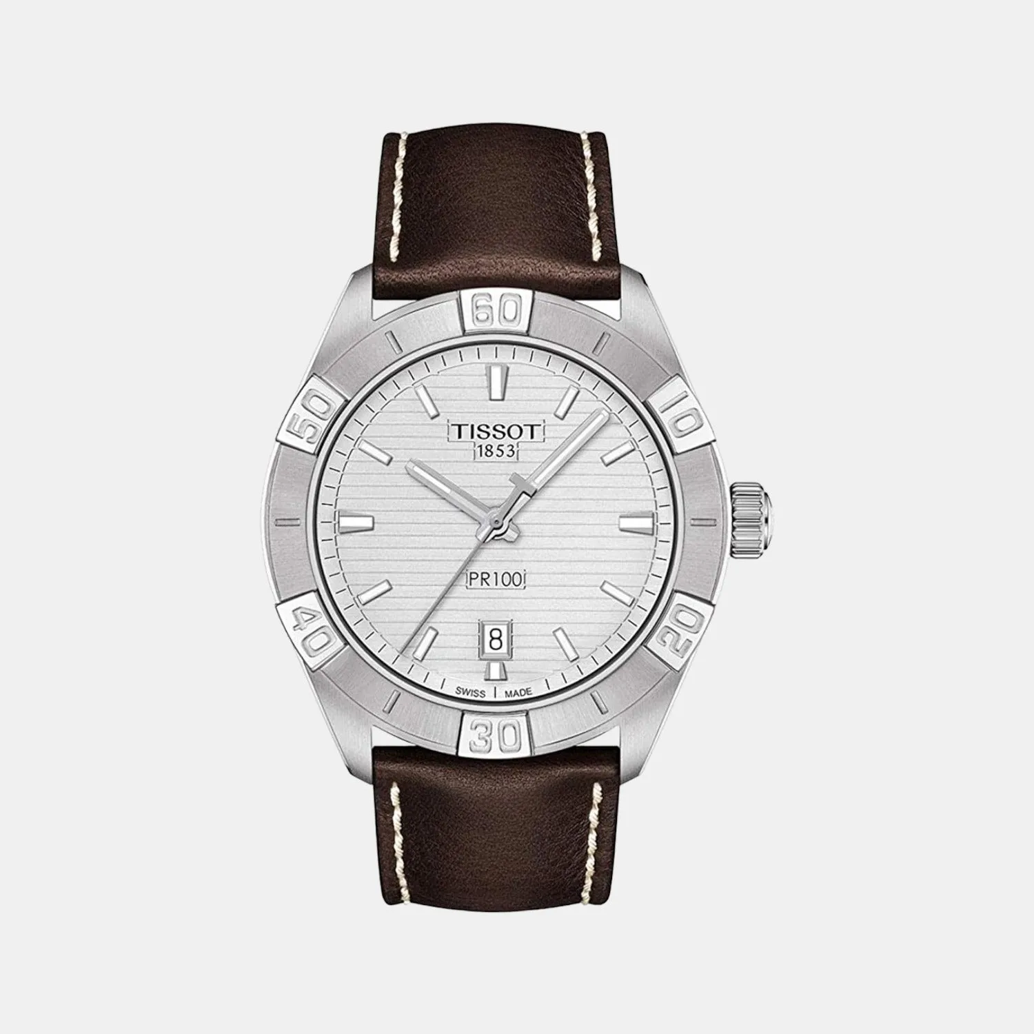 PR 100 Men Analog Leather Watch T1016101603100