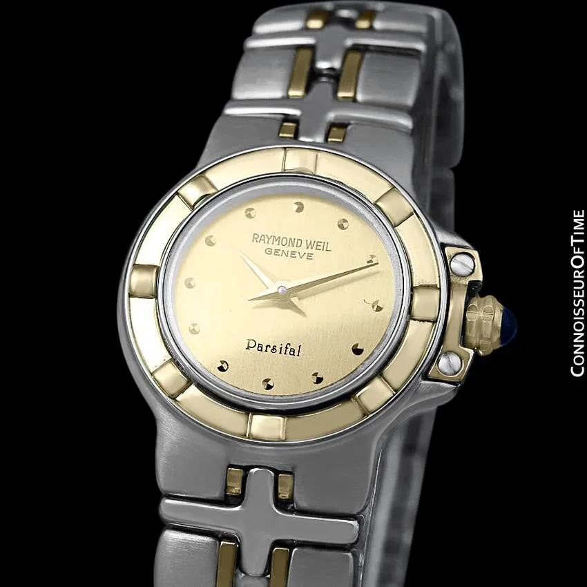 Raymond Weil Parsifal Ladies Two-Tone Bracelet Watch, Ref. 9690 - Stainless Steel & Solid 18K Gold