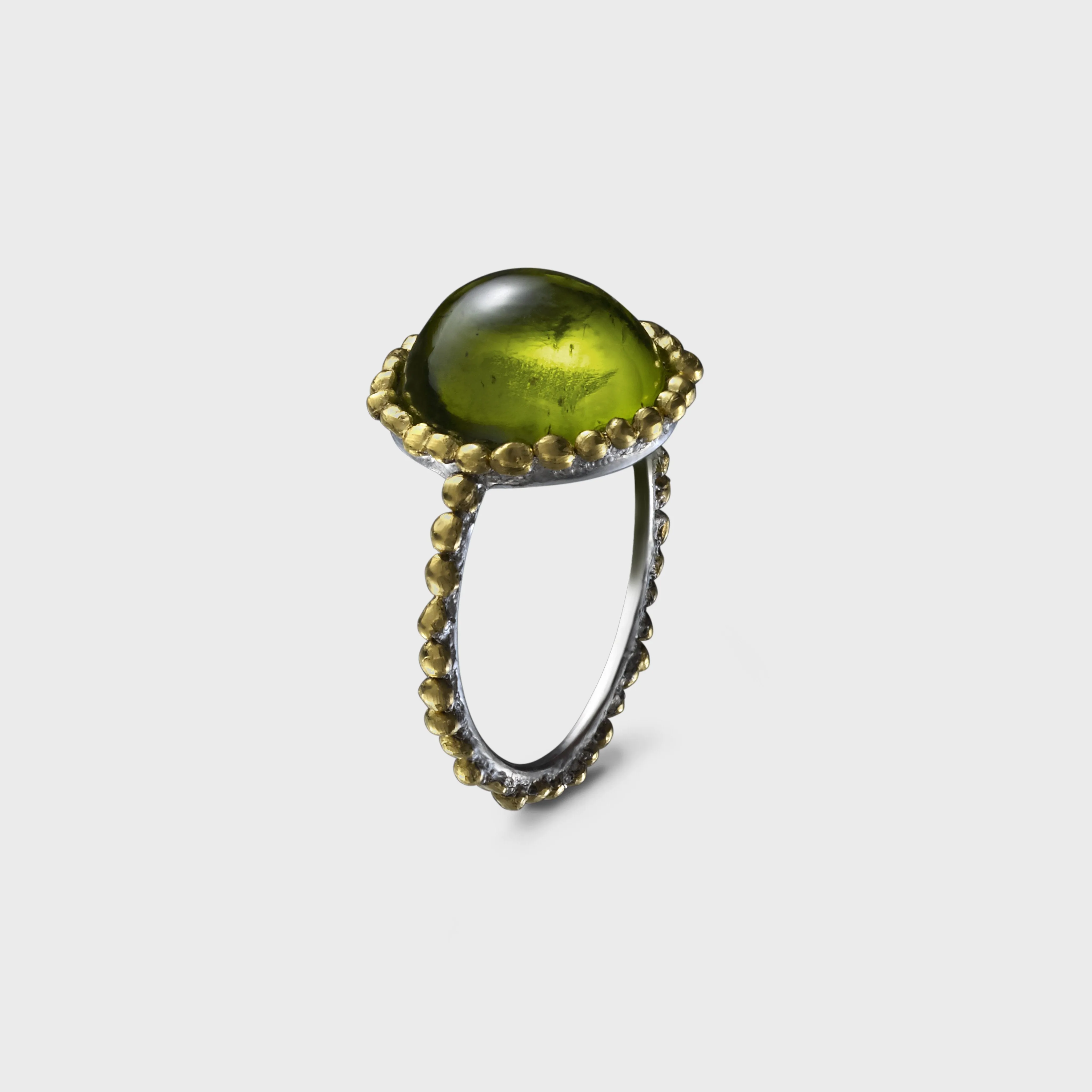 Saisons Round Peridot Ring