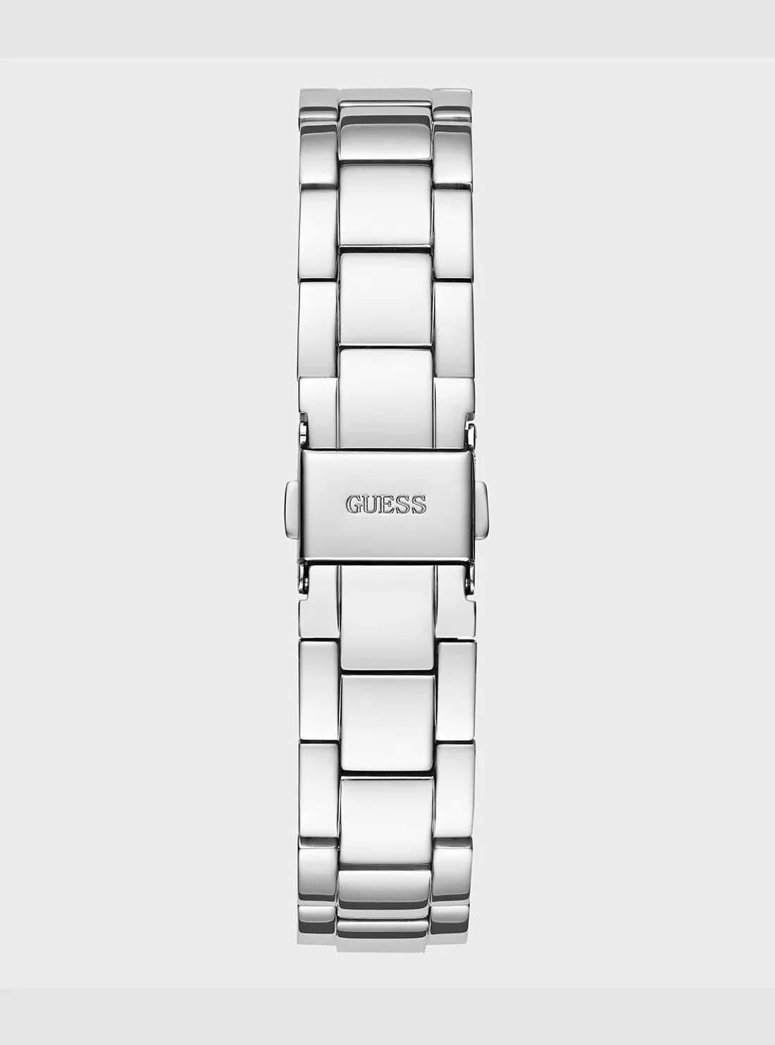 Silver Opaline Link Watch