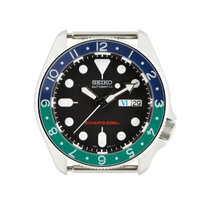 SKX007/SRPD Glass Bezel Insert: Dual Time Style Seafoam