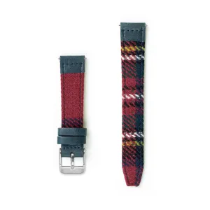 Stewart Tartan Lambswool Watch Strap - 16mm Width