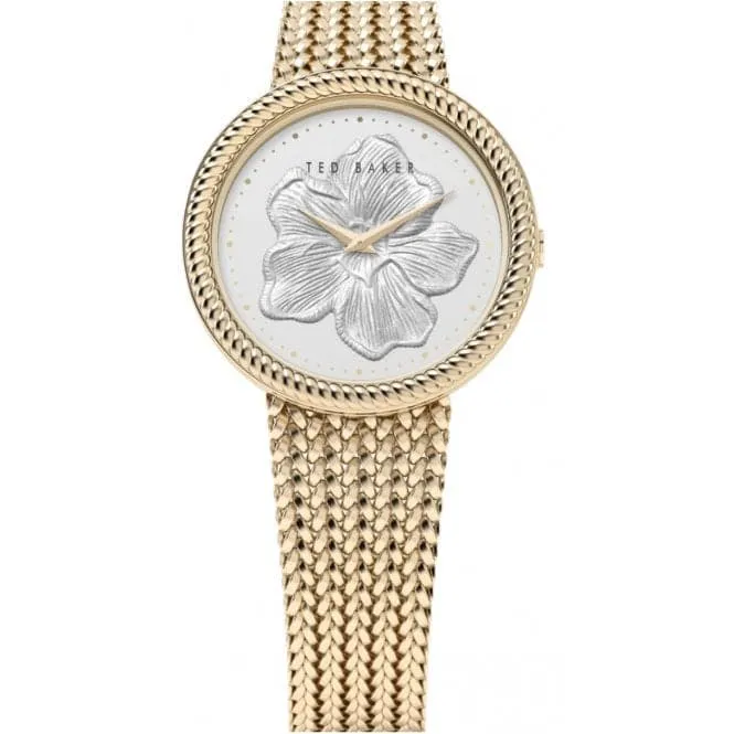 Ted Baker Ladies Gold-Tone Mesh Watch BKPEMF302