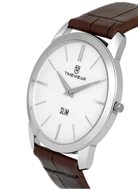 TIMEWEAR Analog Two Hands Slim Watch for Men