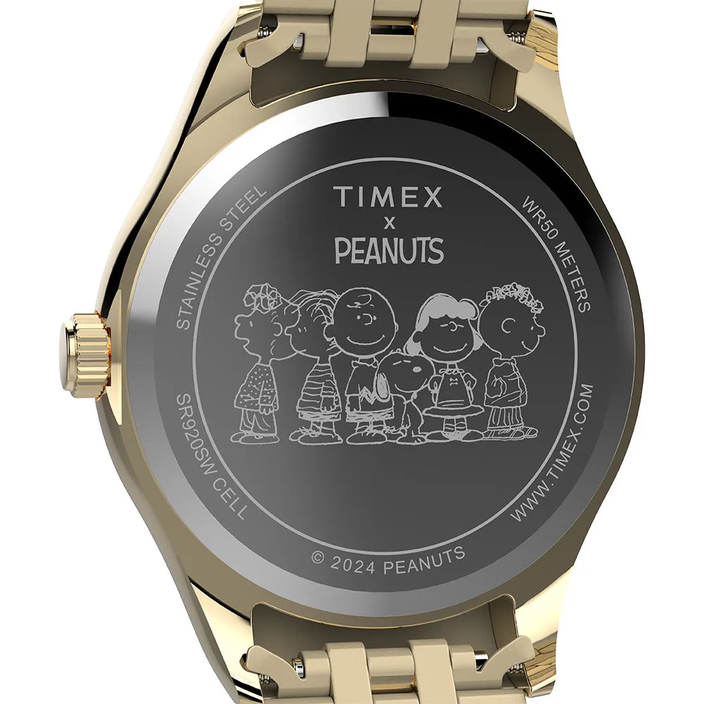 Timex Legacy X Peanuts Date 34mm Stainless Steel Band