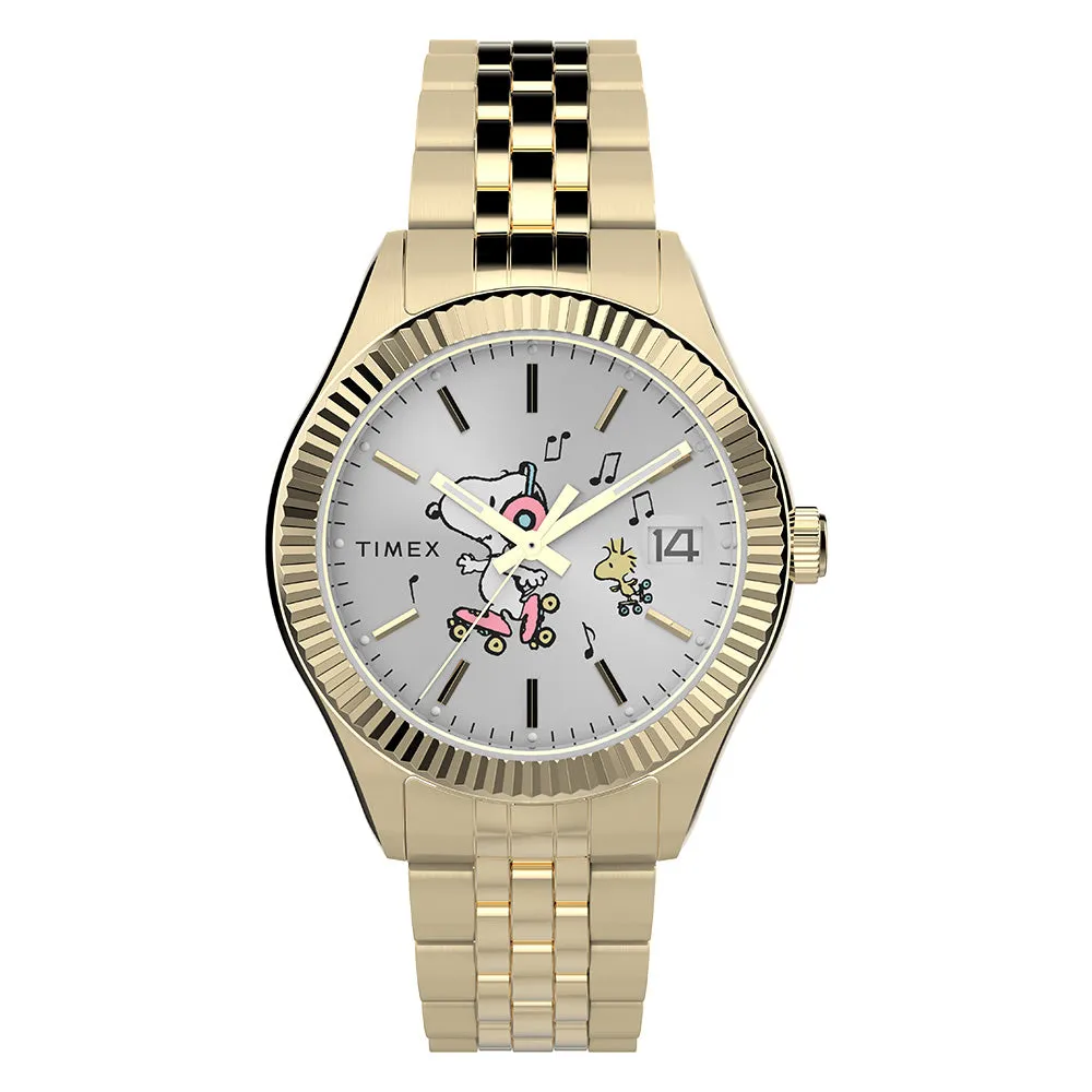 Timex Legacy X Peanuts Date 34mm Stainless Steel Band