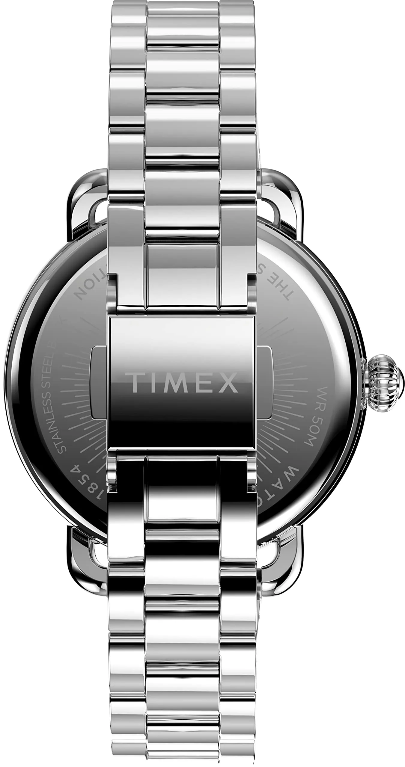 TIMEX Multifunctonal Women's Analog White Dial Coloured Quartz Watch, Round Dial with 34 mm Case Width - TW2U98300UJ