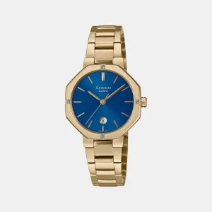 Women's Blue Analog Stainless Steel Watch SH292